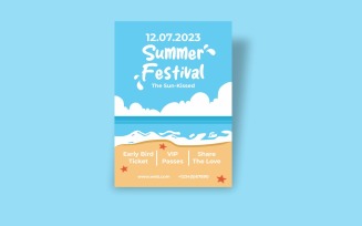 Summer Festival Flyer Template 5
