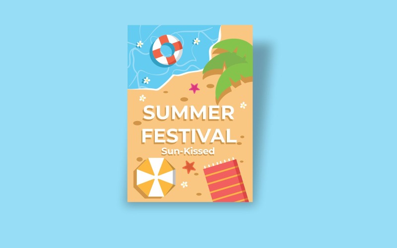 Summer Festival Flyer Template 6 Corporate Identity