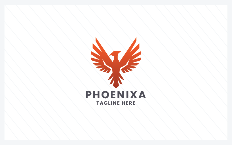 Phoenixa Bird Animal Pro Logo Logo Template