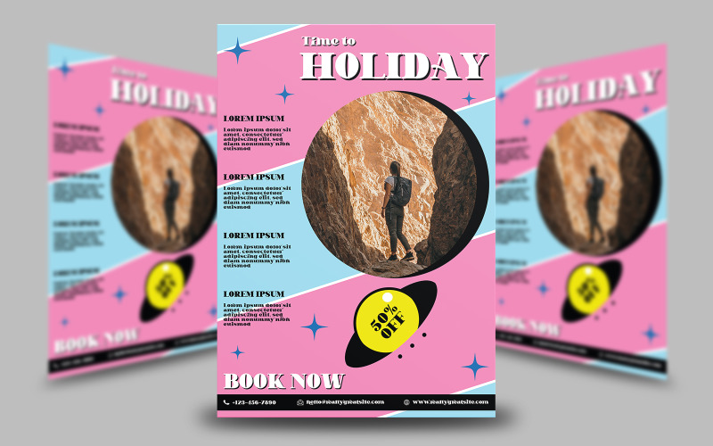 Time to Holiday Flyer Template 2 Corporate Identity