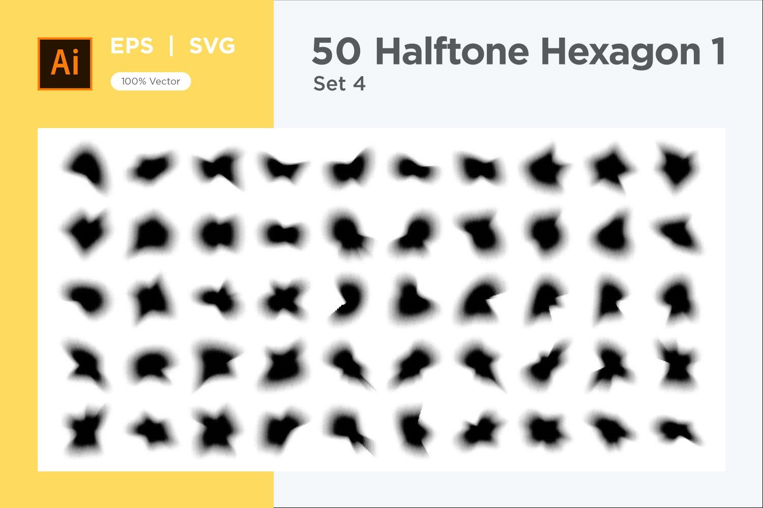 Kit Graphique #345342 Hexagone Halftone Divers Modles Web - Logo template Preview