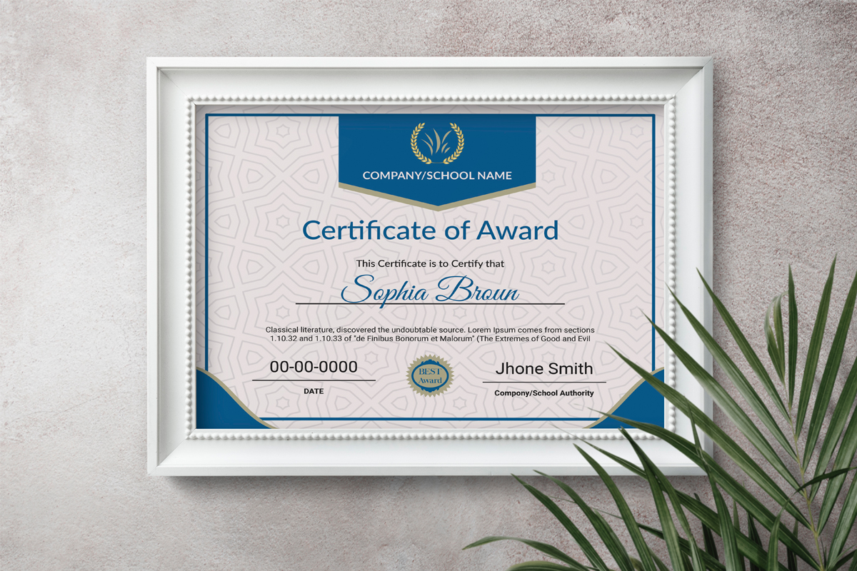 Template #345360 Award Background Webdesign Template - Logo template Preview