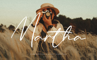 Martha - Handwritten & Script Font