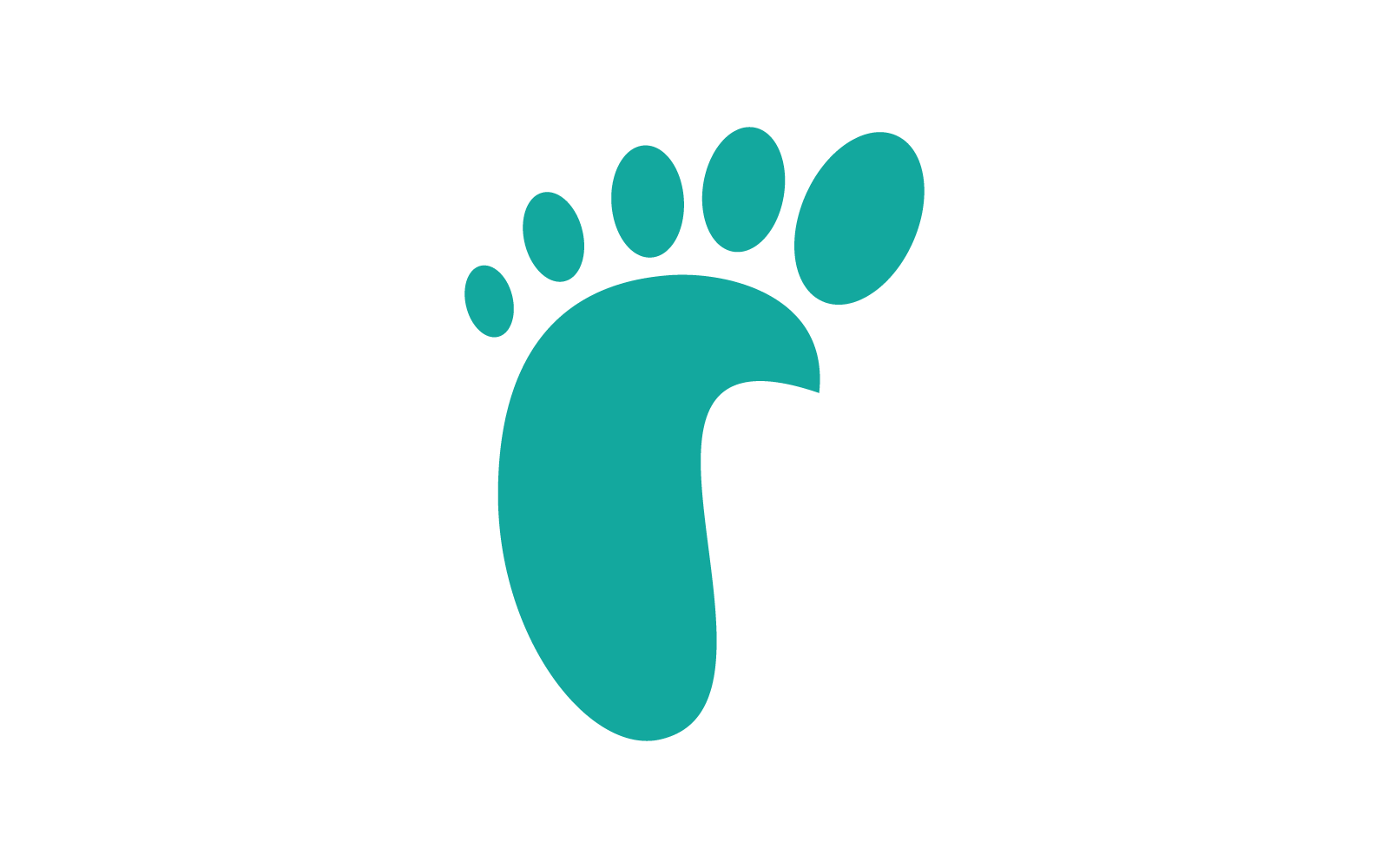Pielęgnacja stóp ilustracja logo ikona wektor wzór
