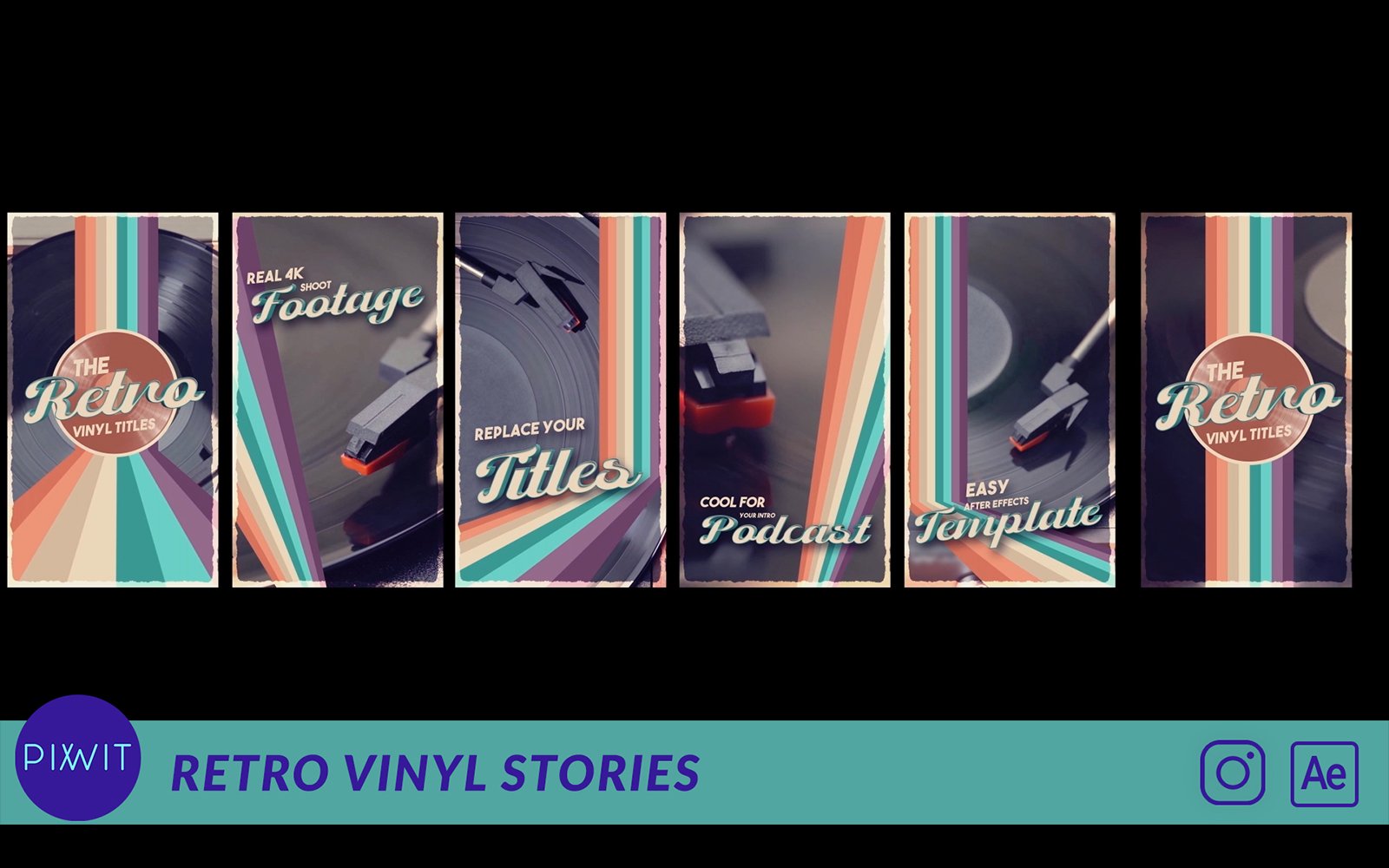 Kit Graphique #345475 Retro Vinyl Divers Modles Web - Logo template Preview
