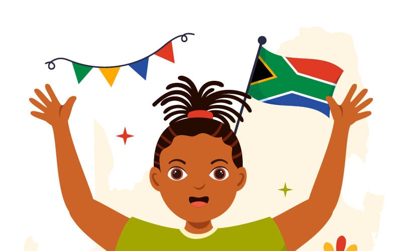 12 Happy Heritage Day South Africa Illustration