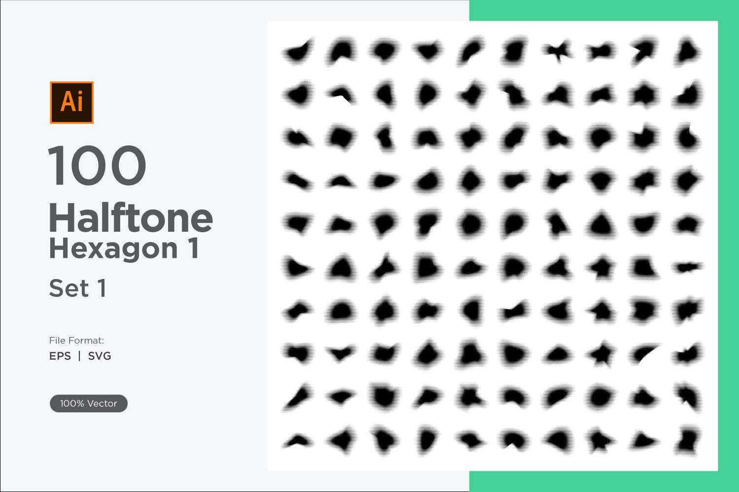 Kit Graphique #345561 Hexagone Halftone Divers Modles Web - Logo template Preview