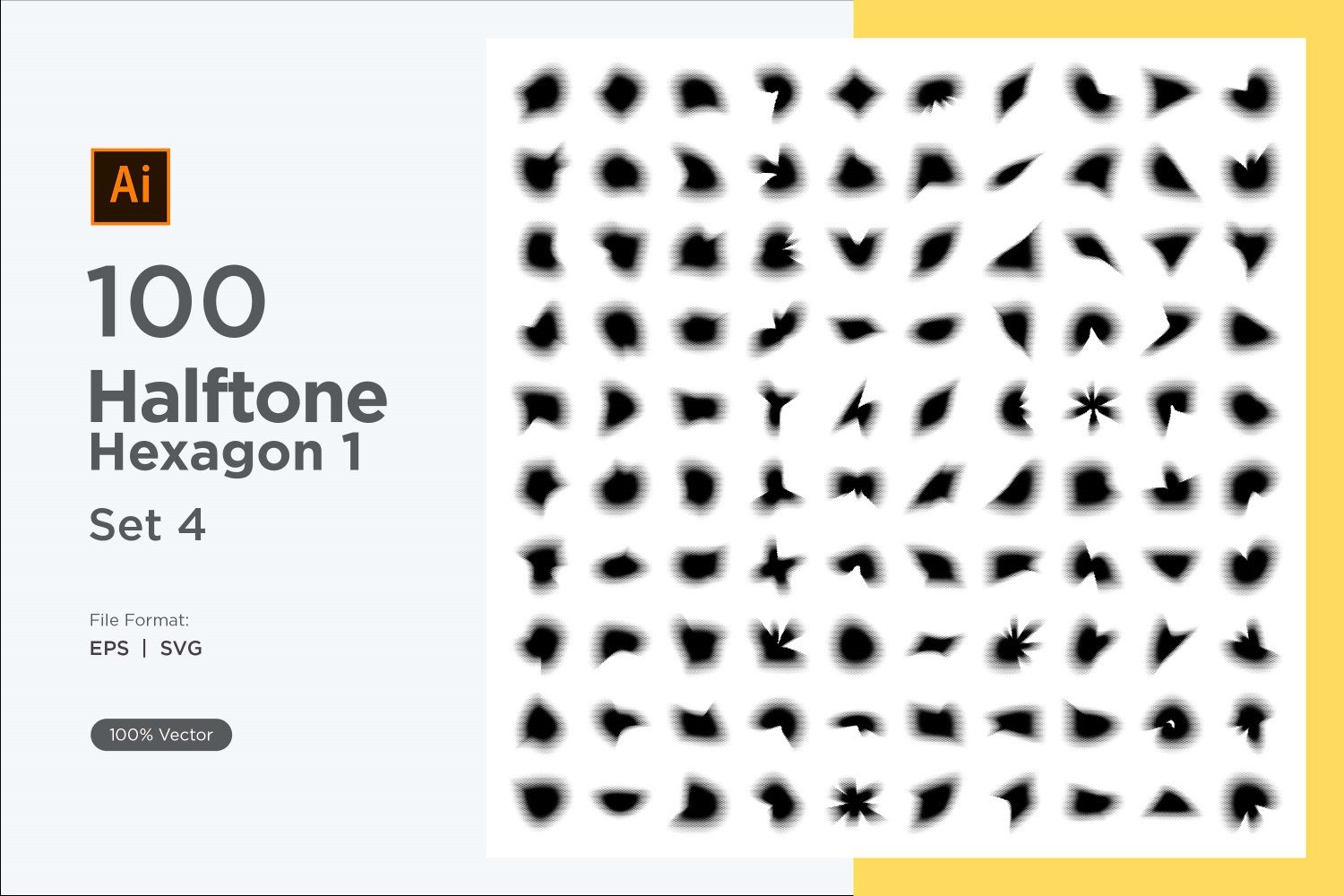 Kit Graphique #345564 Hexagone Halftone Divers Modles Web - Logo template Preview
