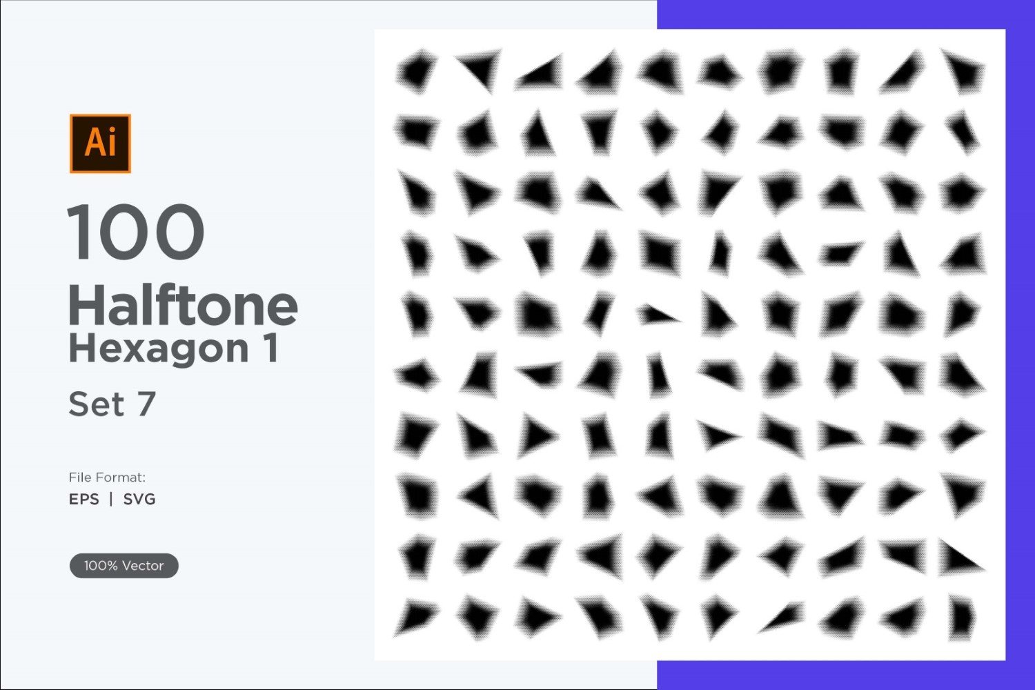 Kit Graphique #345567 Hexagon Halftone Divers Modles Web - Logo template Preview