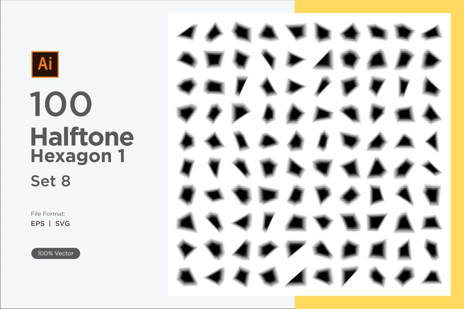 Kit Graphique #345568 Hexagon Halftone Divers Modles Web - Logo template Preview