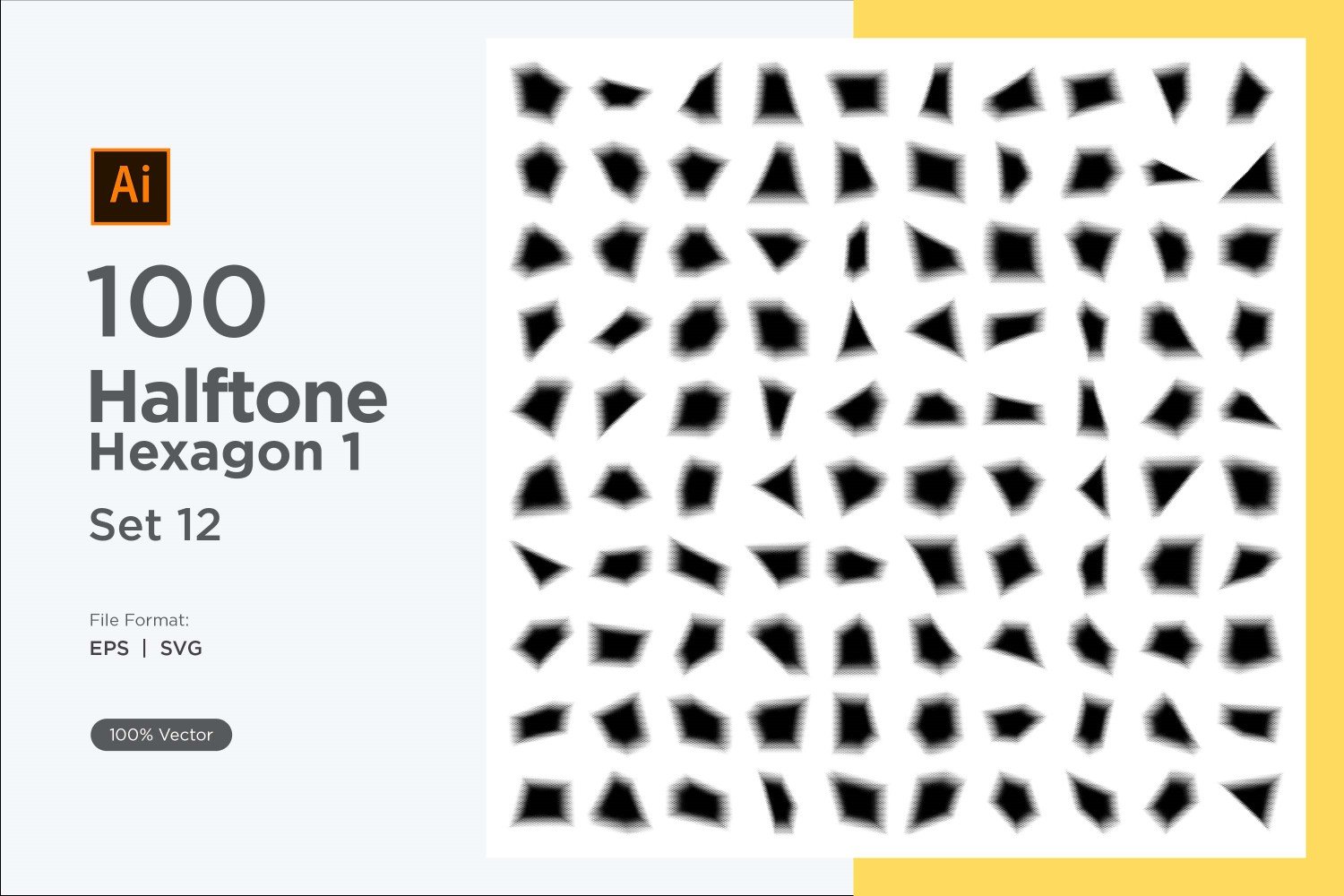 Kit Graphique #345572 Hexagon Halftone Divers Modles Web - Logo template Preview