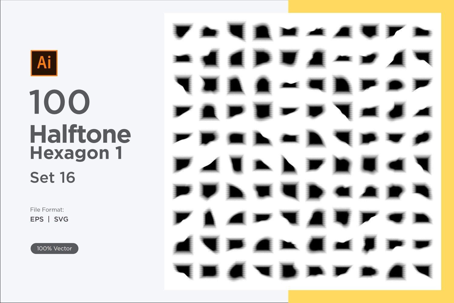 Kit Graphique #345577 Hexagon Halftone Divers Modles Web - Logo template Preview