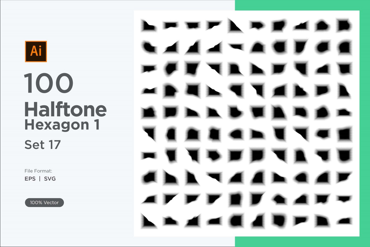 Kit Graphique #345579 Hexagone Halftone Divers Modles Web - Logo template Preview