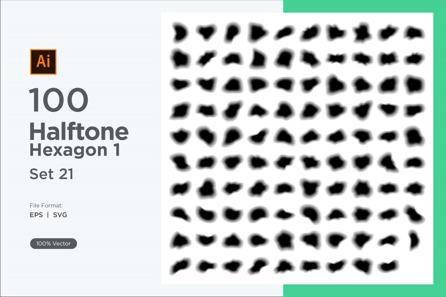 Kit Graphique #345588 Hexagone Halftone Divers Modles Web - Logo template Preview