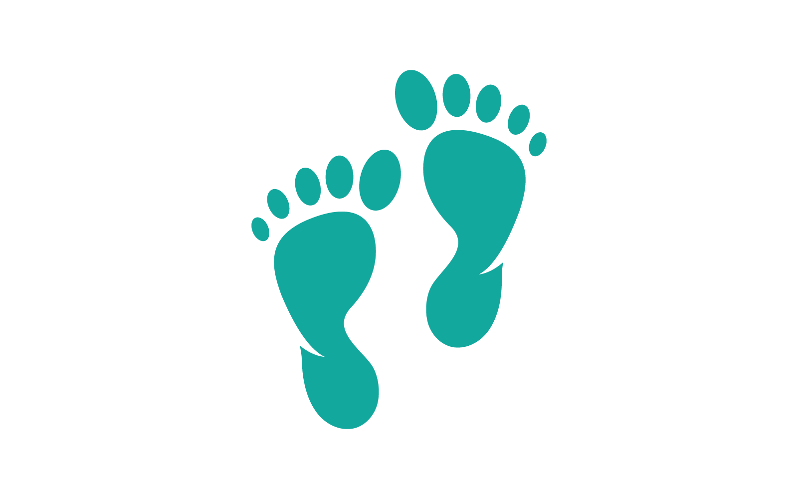 Foot logo icon illustration  vector design