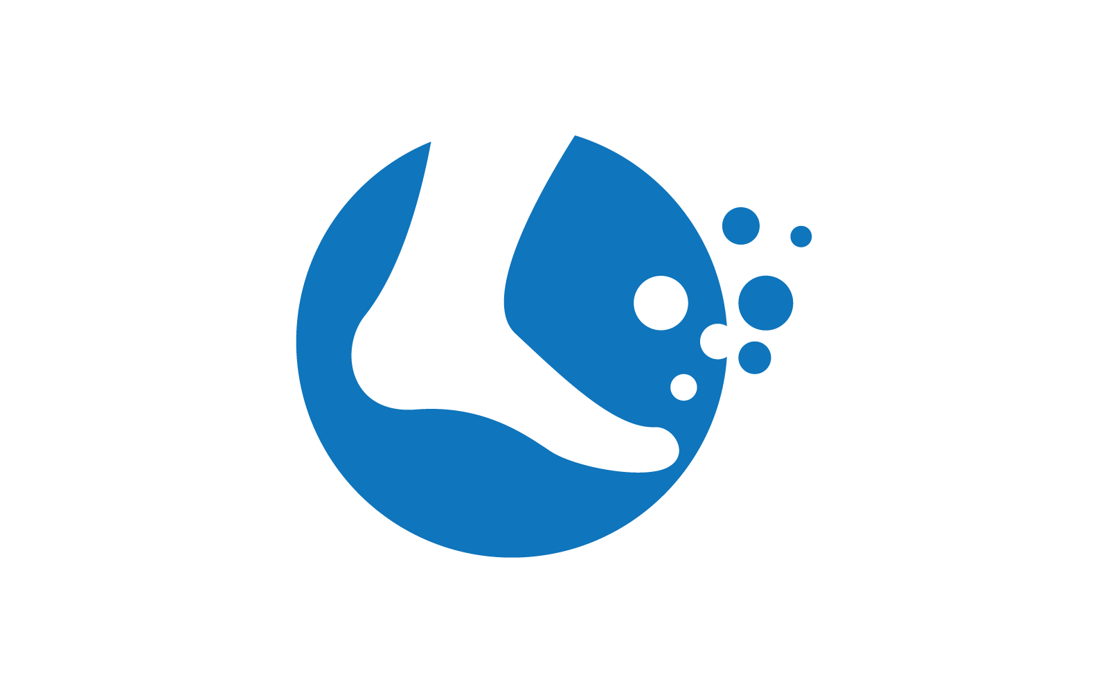 Foot logo illustration vector flat design Logo Template