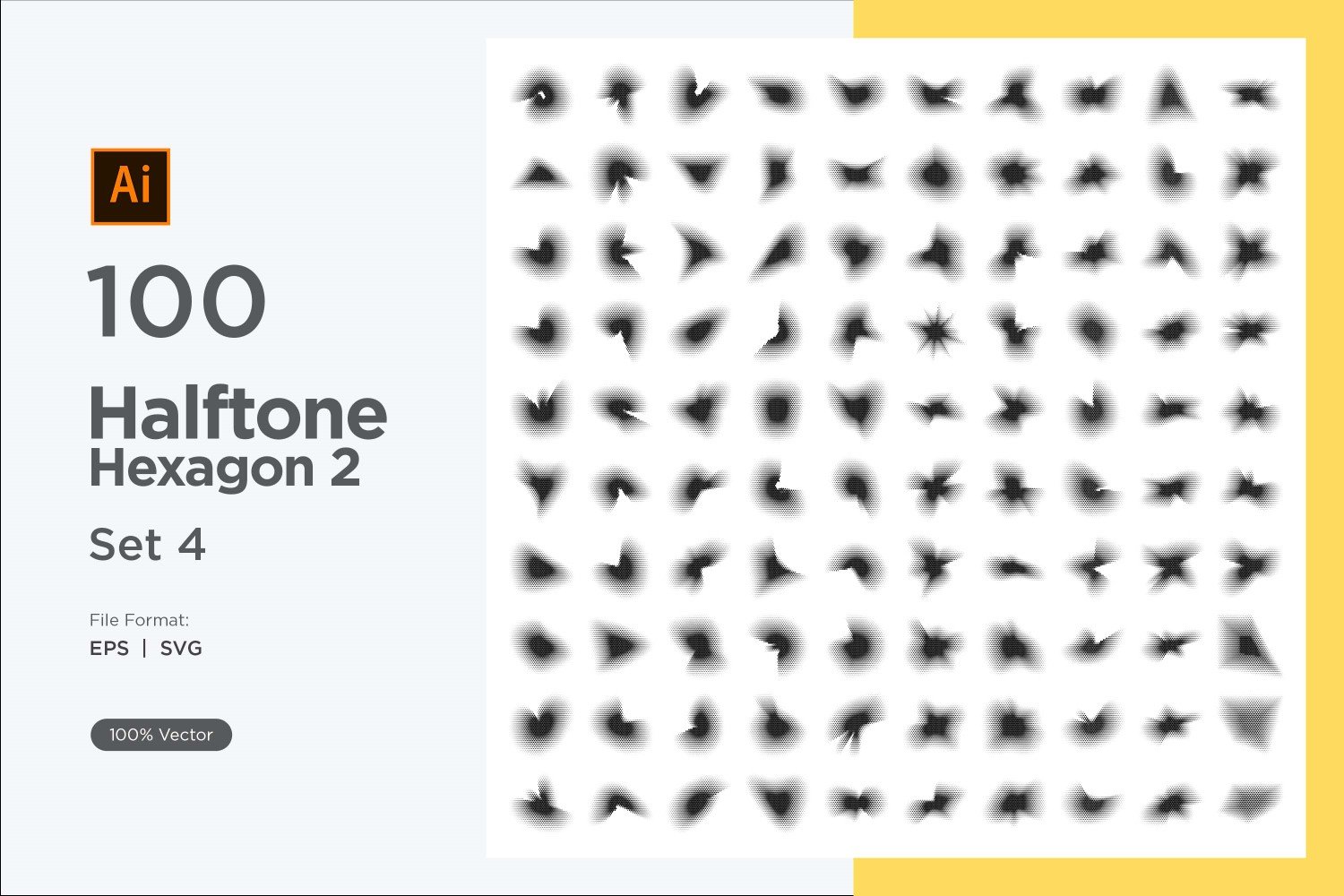 Kit Graphique #345672 Hexagone Halftone Divers Modles Web - Logo template Preview