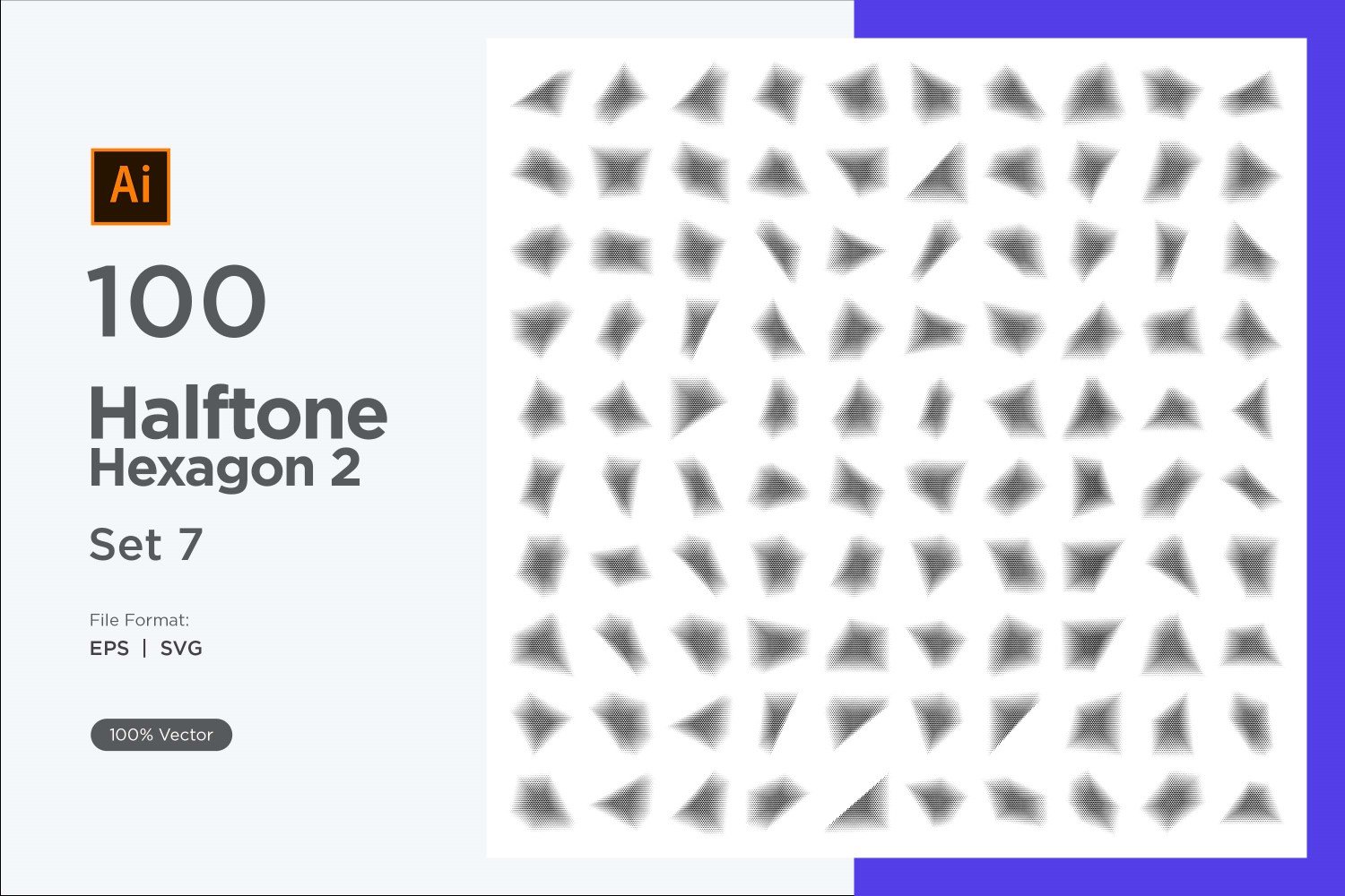 Kit Graphique #345675 Hexagone Halftone Divers Modles Web - Logo template Preview