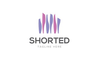Shorted Logo Template Colorful