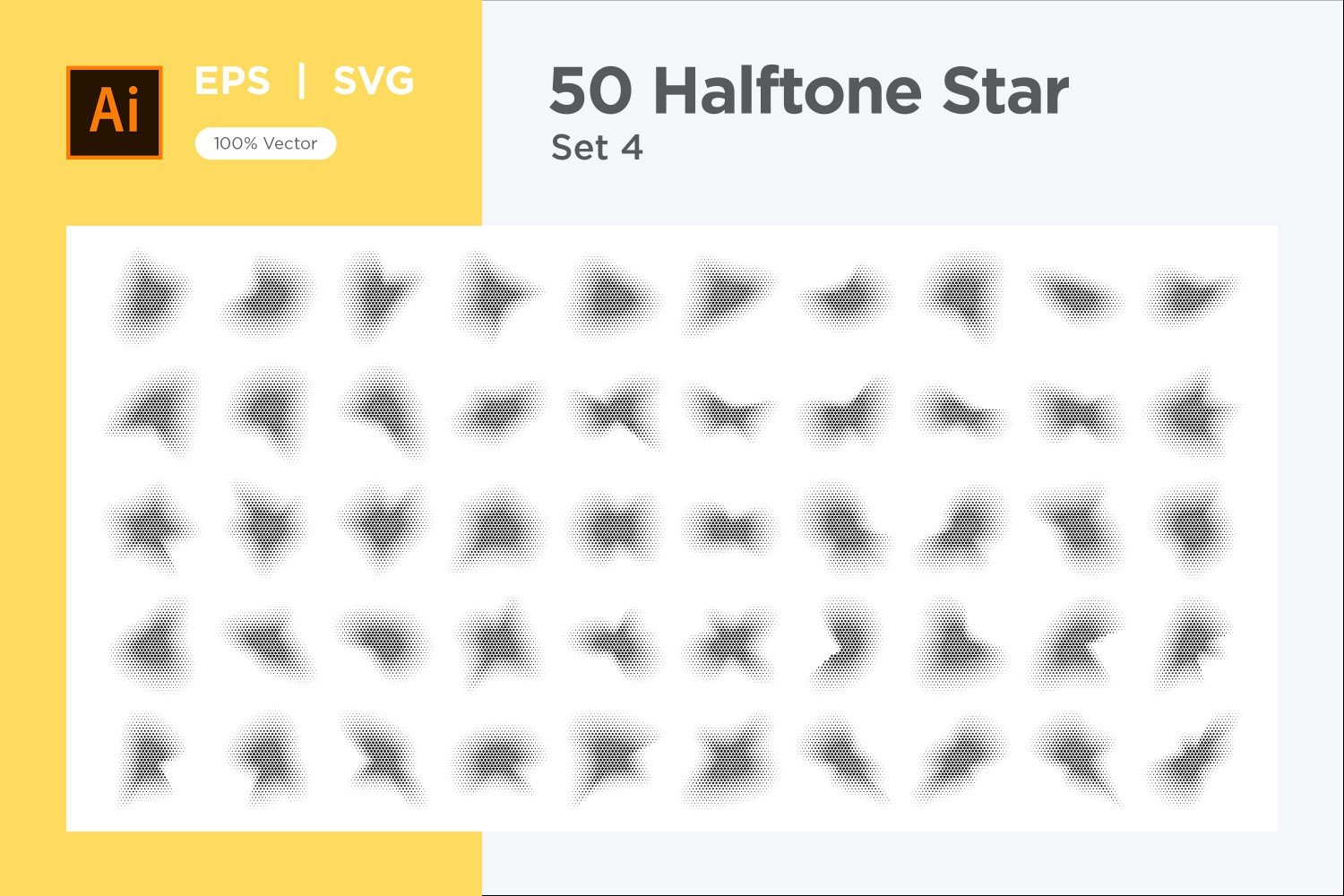 Kit Graphique #345884 Stars Halftone Divers Modles Web - Logo template Preview