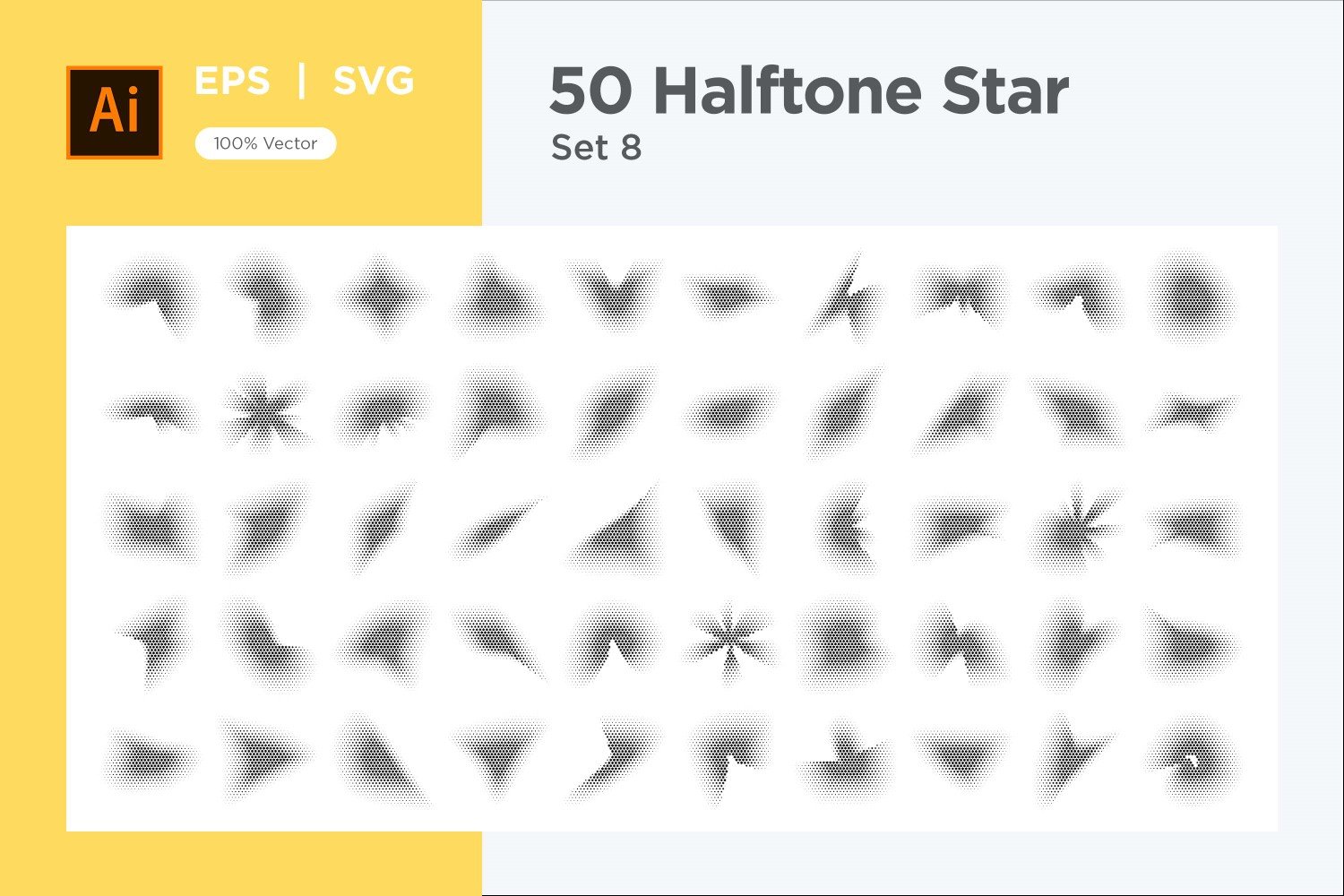 Kit Graphique #345888 Stars Halftone Divers Modles Web - Logo template Preview