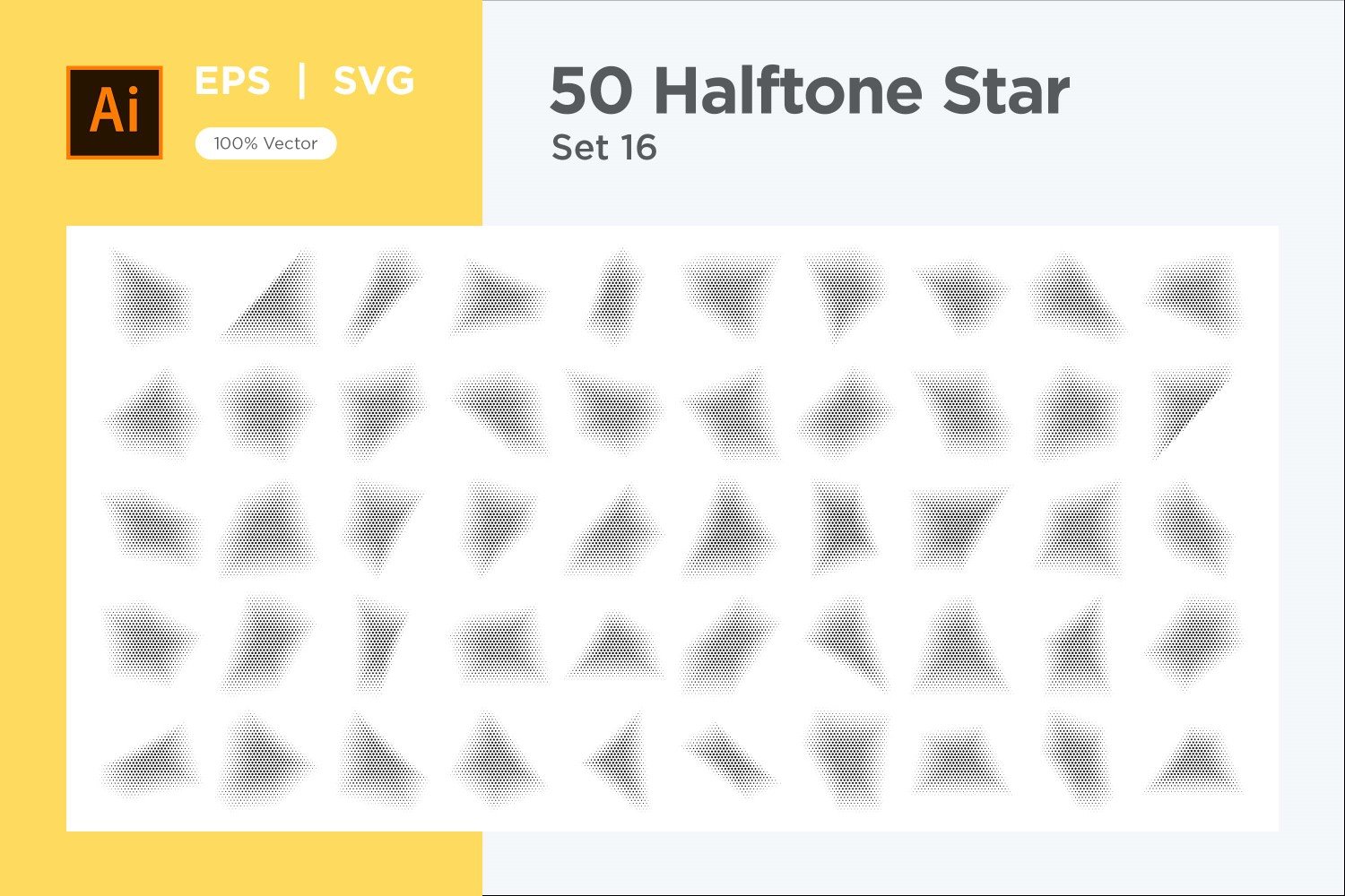 Kit Graphique #345896 Stars Halftone Divers Modles Web - Logo template Preview