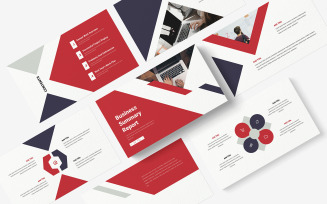 Business Summary Report PowerPoint Template