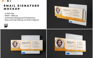 Email Signature Mockup Template