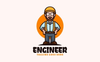 Engineer Mascot Cartoon Logo 4