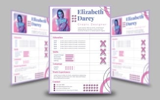 Resume and CV Template Design 10