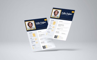 Resume and CV Template Design 9