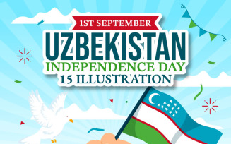 15 Uzbekistan Independence Day Illustration