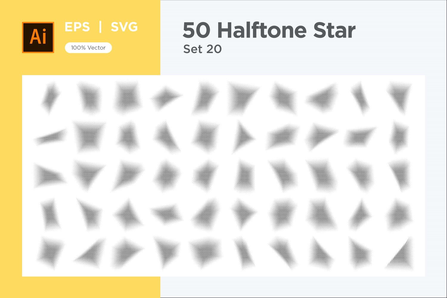 Kit Graphique #345900 Stars Halftone Divers Modles Web - Logo template Preview