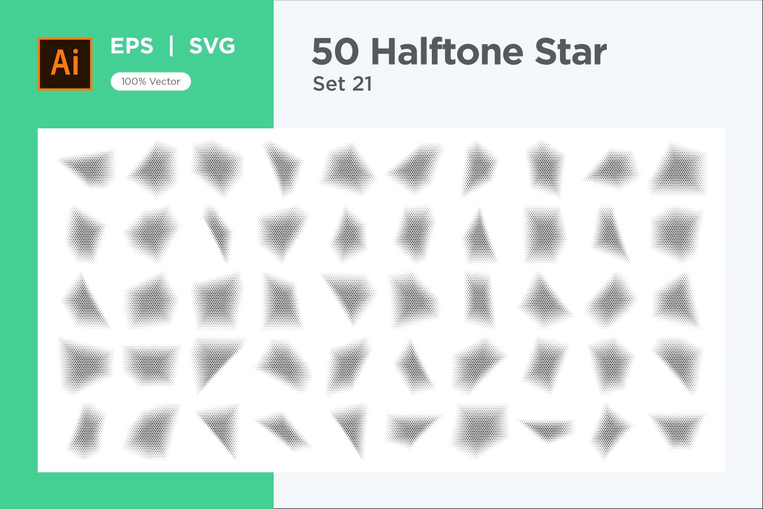 Kit Graphique #345901 Stars Halftone Divers Modles Web - Logo template Preview