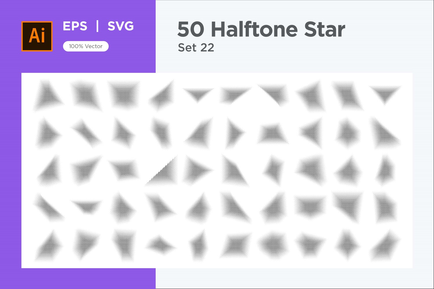 Kit Graphique #345902 Stars Halftone Divers Modles Web - Logo template Preview