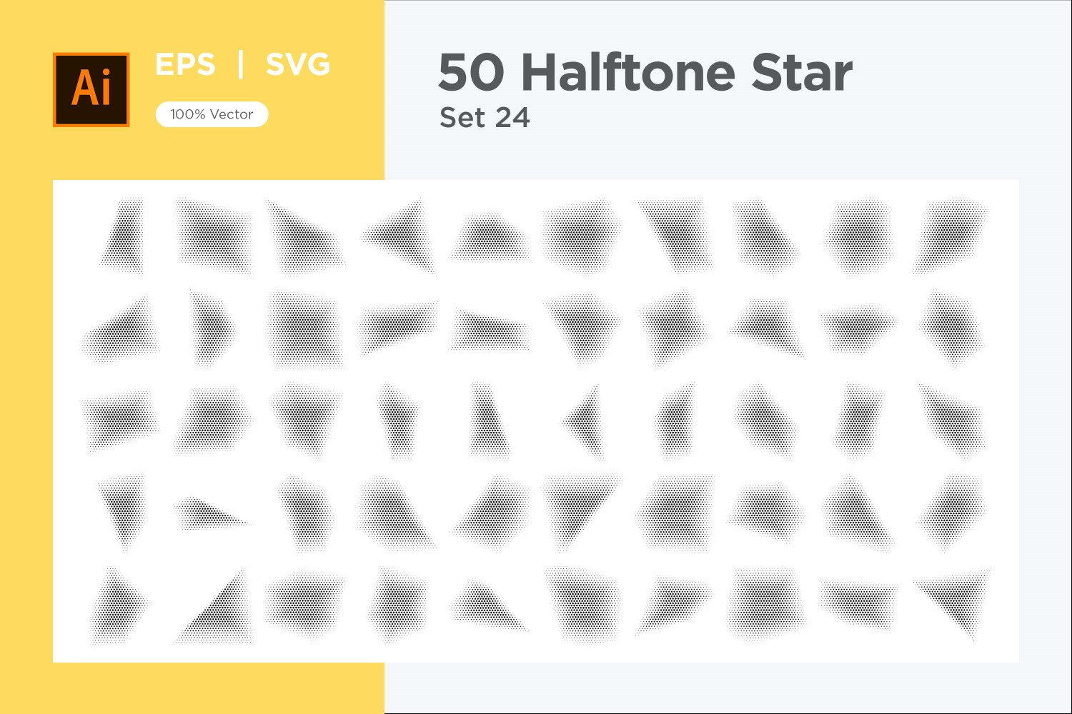 Kit Graphique #345904 Stars Halftone Divers Modles Web - Logo template Preview