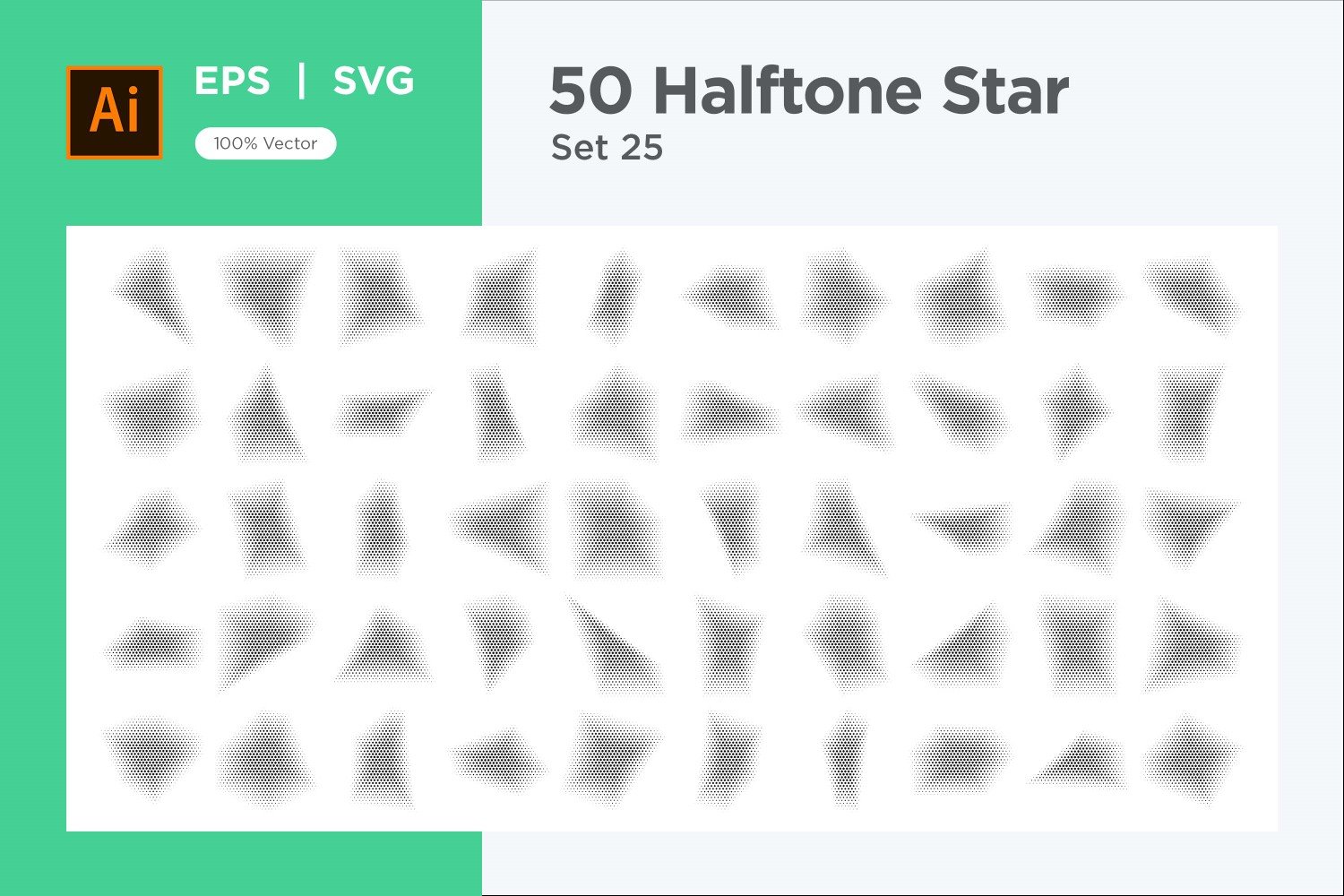 Kit Graphique #345905 Stars Halftone Divers Modles Web - Logo template Preview