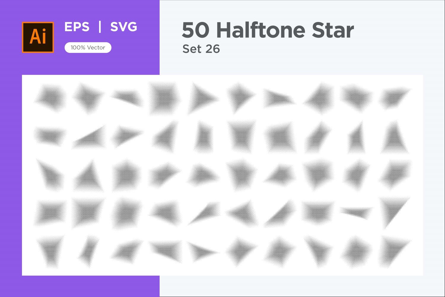 Kit Graphique #345906 Stars Halftone Divers Modles Web - Logo template Preview