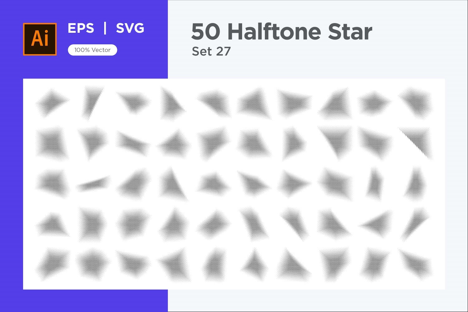 Kit Graphique #345907 Stars Halftone Divers Modles Web - Logo template Preview