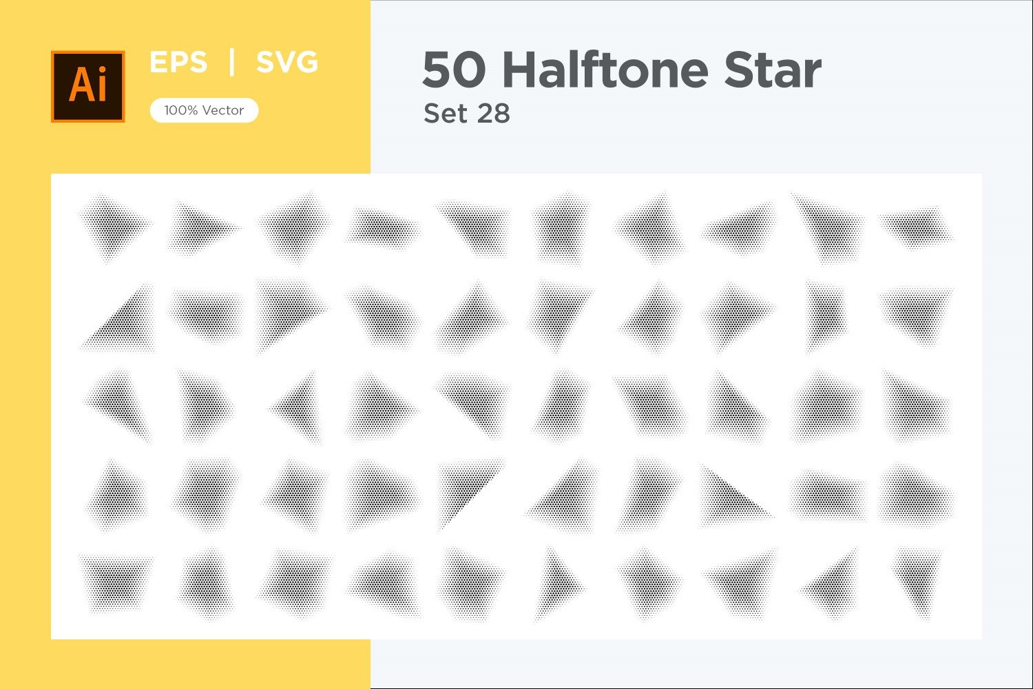 Kit Graphique #345908 Stars Halftone Divers Modles Web - Logo template Preview