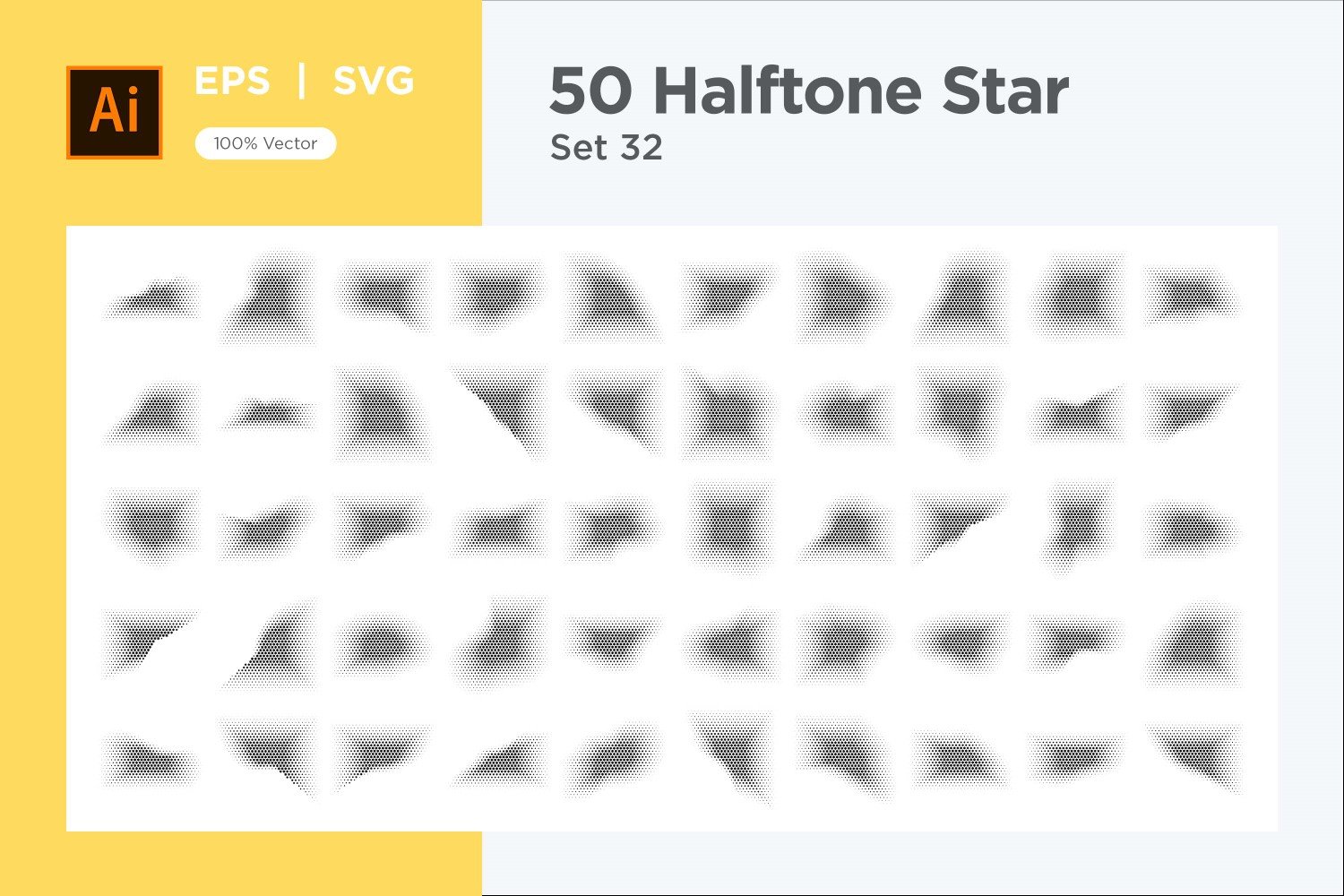 Kit Graphique #345912 Stars Halftone Divers Modles Web - Logo template Preview