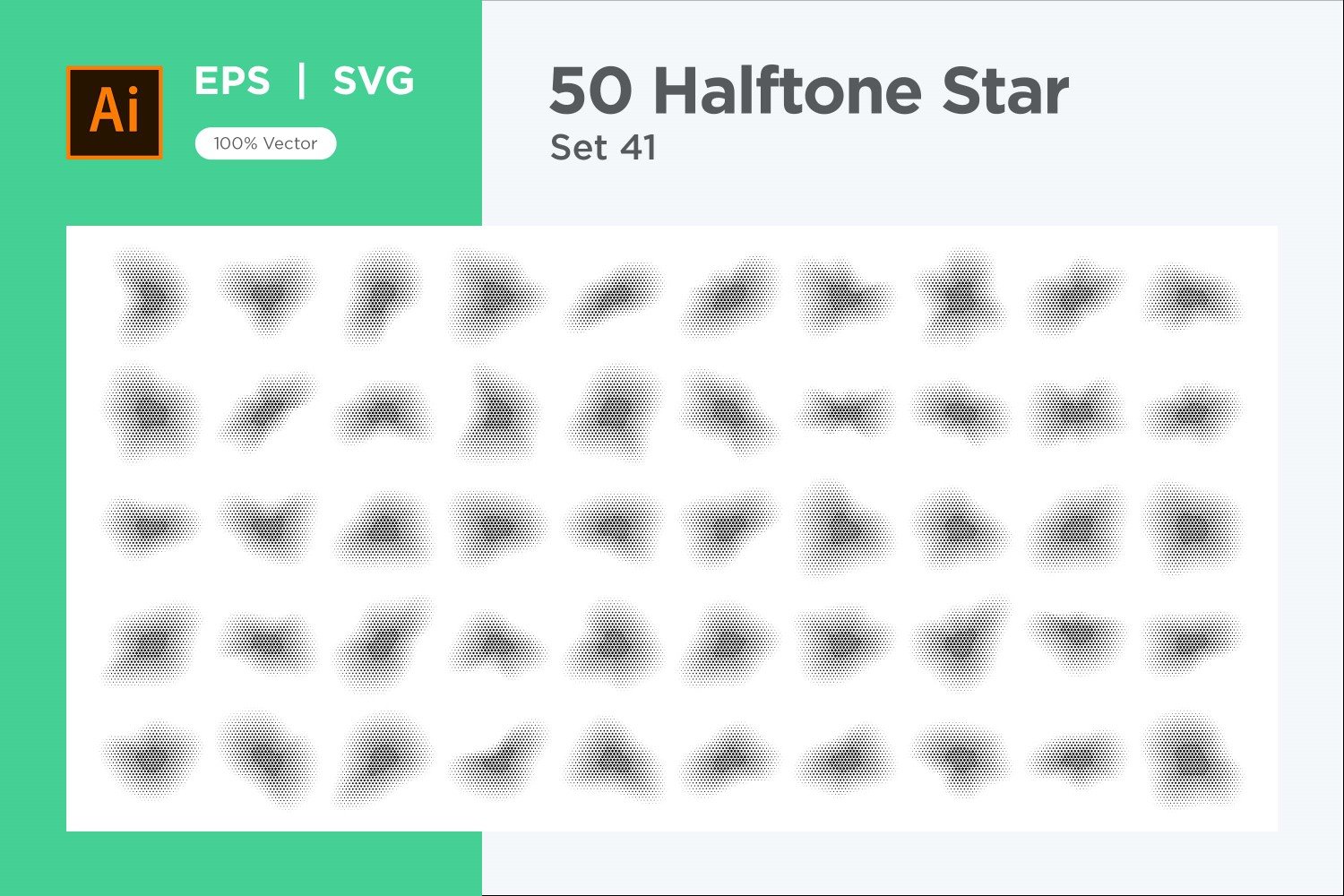 Kit Graphique #345922 Stars Halftone Divers Modles Web - Logo template Preview