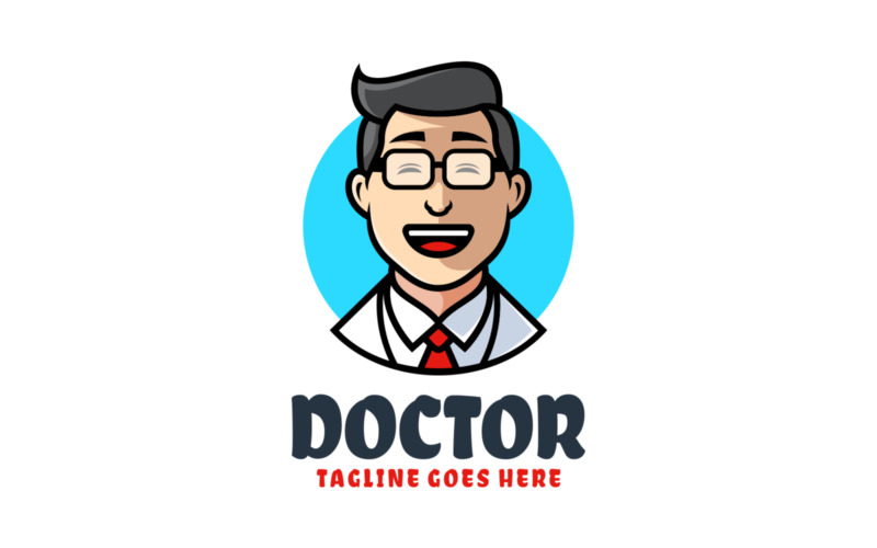 Doctor Mascot Cartoon Logo 1 Logo Template