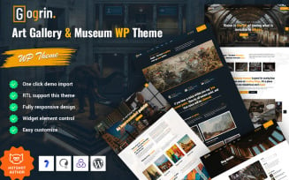 Gogrin - Art Gallery and Museum WordPress Theme