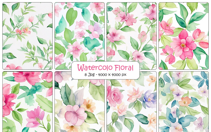 Natural background with colorful painted flowers Background