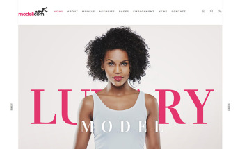 Responzivní WordPress motiv "Modelicom Model Agency & Portfolio" #100146