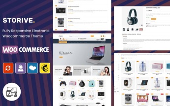 Responsywny motyw WooCommerce Storive - Online ECommerce Super Market #100364