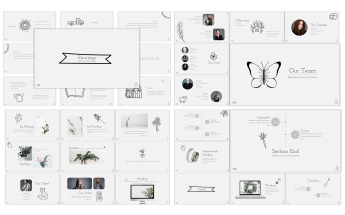 Tema PowerPoint Responsive #100374 "Rawings"