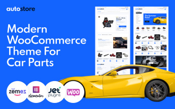 Responzivní WooCommerce motiv "AutoStore - Car Parts Elementor" #101018