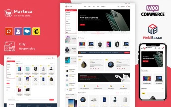 Responsywny motyw WooCommerce Marteca - Multipurpose Responsive #101116